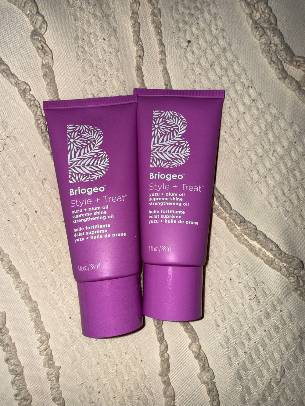 Briogeo Style + Treat Yuzu + Plum Oil Supreme Shine Strengthening Oil - Purple